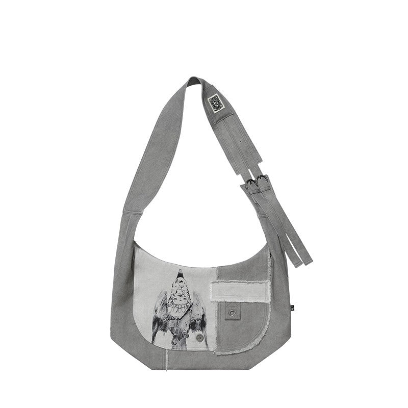 Hirono Aerial Performer Patchwork Messenger Bag