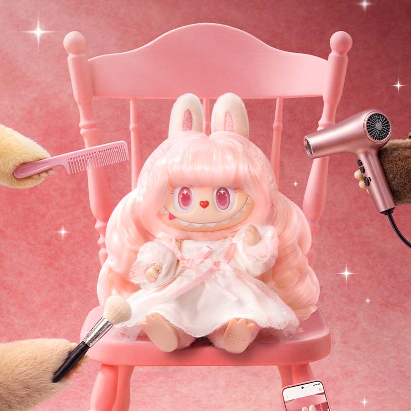 POP MART The Monsters Hair Salon Series Vinyl Plush Pendant Blind Box