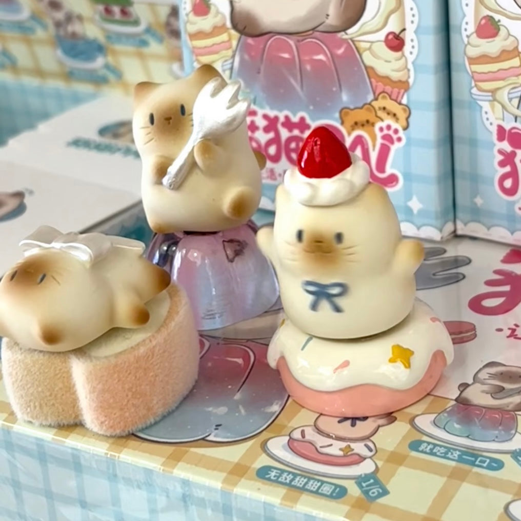 Cat Pai Make Life A Little Sweeter Rotation Blind Box Cat Pai Never Stop Dreaming Lewu You Dog Pai Just Be Yourself Series Figures Blind Box