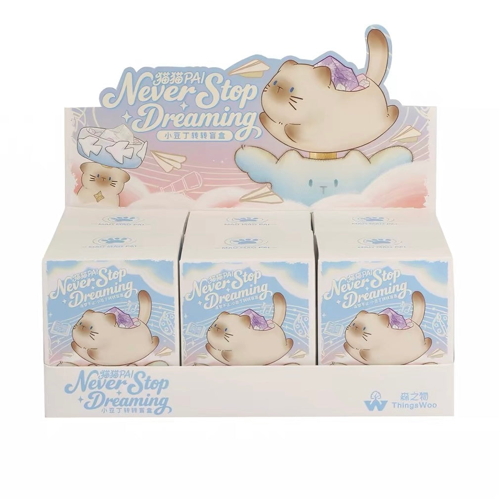 Cat Pai Make Life A Little Sweeter Rotation Blind Box Cat Pai Never Stop Dreaming Lewu You Dog Pai Just Be Yourself Series Figures Blind Box