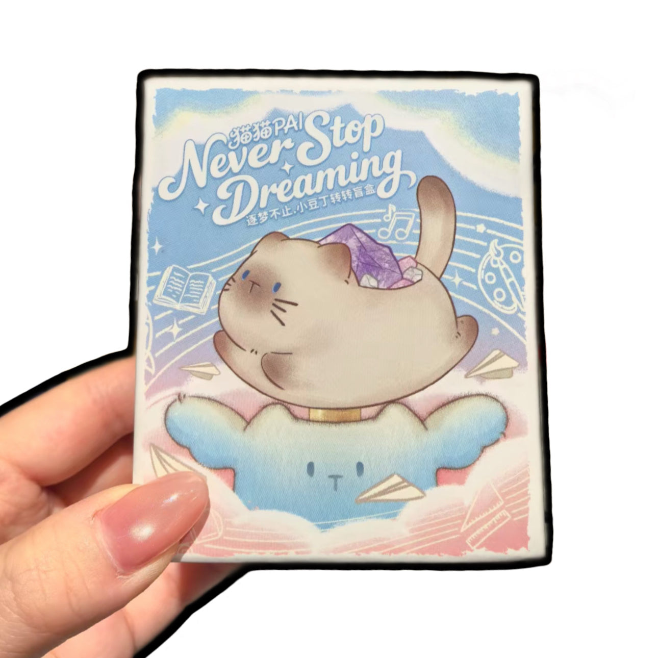 Cat Pai Make Life A Little Sweeter Rotation Blind Box Cat Pai Never Stop Dreaming Lewu You Dog Pai Just Be Yourself Series Figures Blind Box