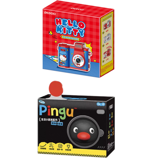 HELLO KITTY Mini Camera Pingu Life Mini-Theater Series Camera Blind Box