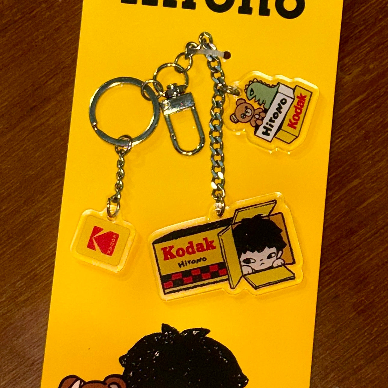 Hirono x Kodak Keychain Bag Passport Holder