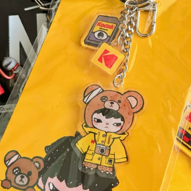 Hirono x Kodak Keychain Bag Passport Holder