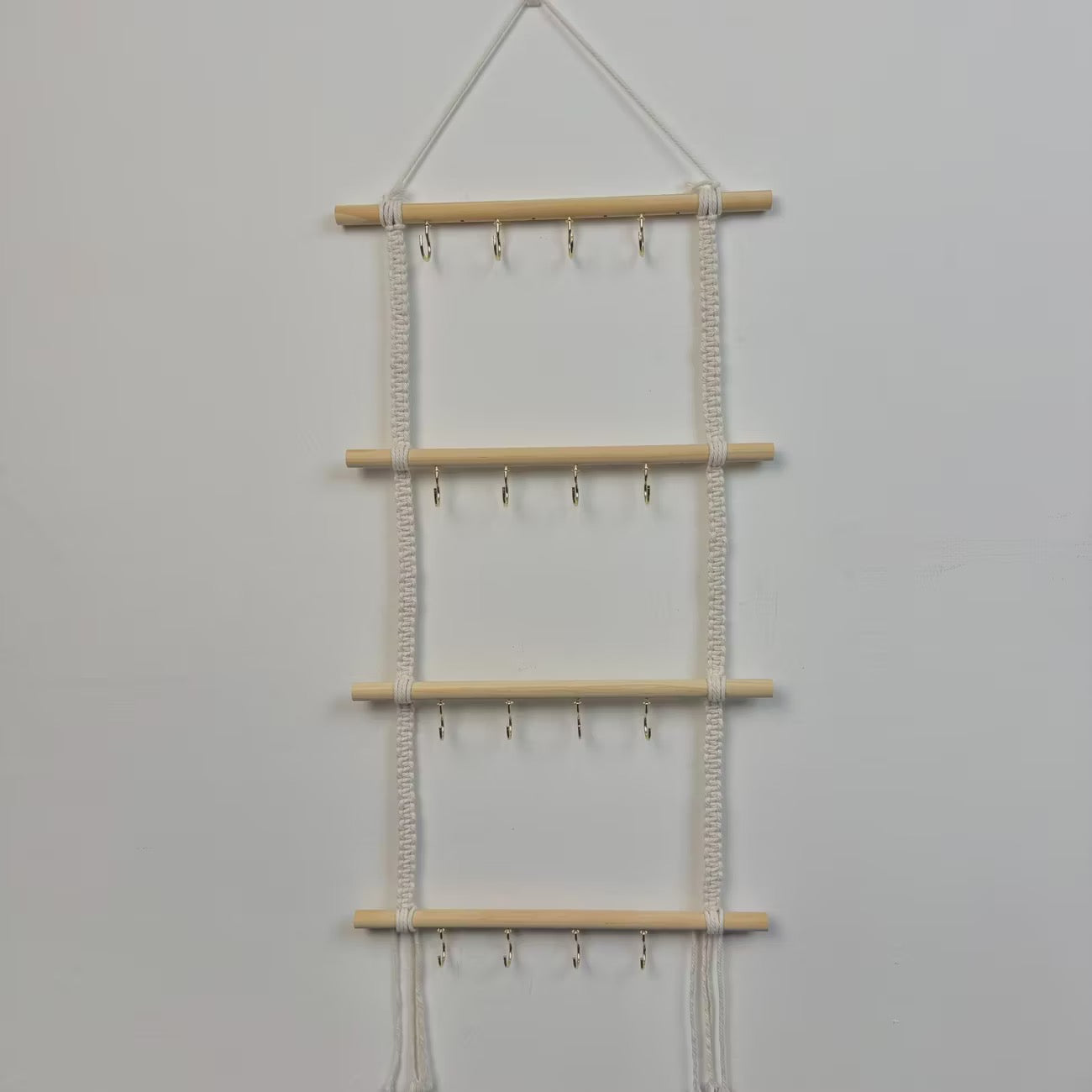 Large capacity hanging storage rack for dolls/belts/necklace accessories with hooks