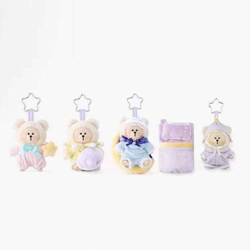 Starbucks Pendant Blind Box Tap Light Leopard Bear Series Purple Night Galaxy Spring Pattern