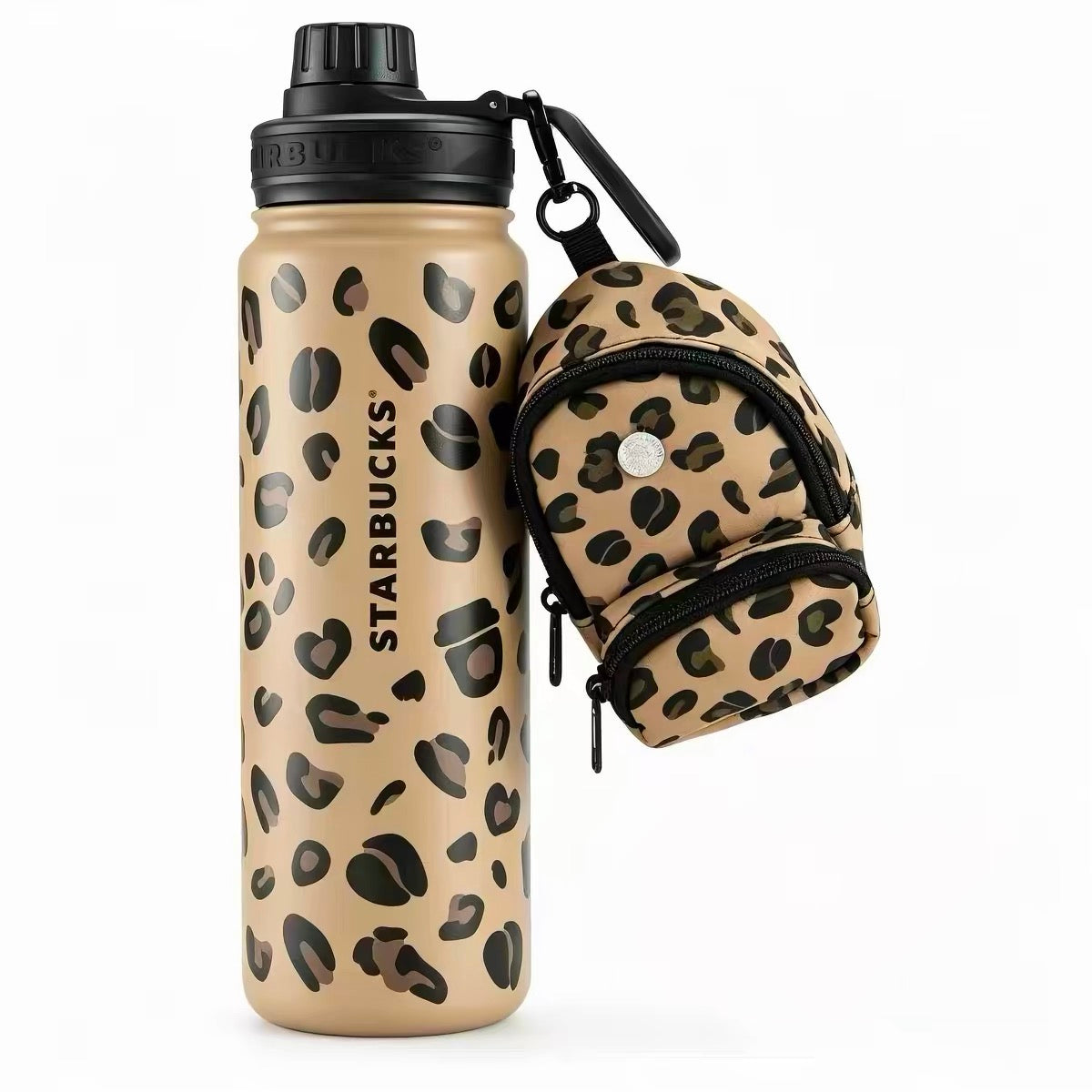 Starbucks Leopard Series Water Bottle Tumbler