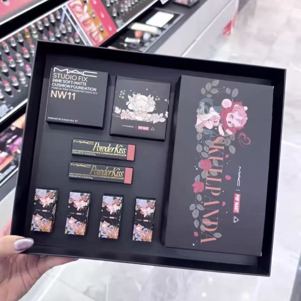 POPMART Skullpanda x MAC Valentine's Day Gift Set, China Exclusive