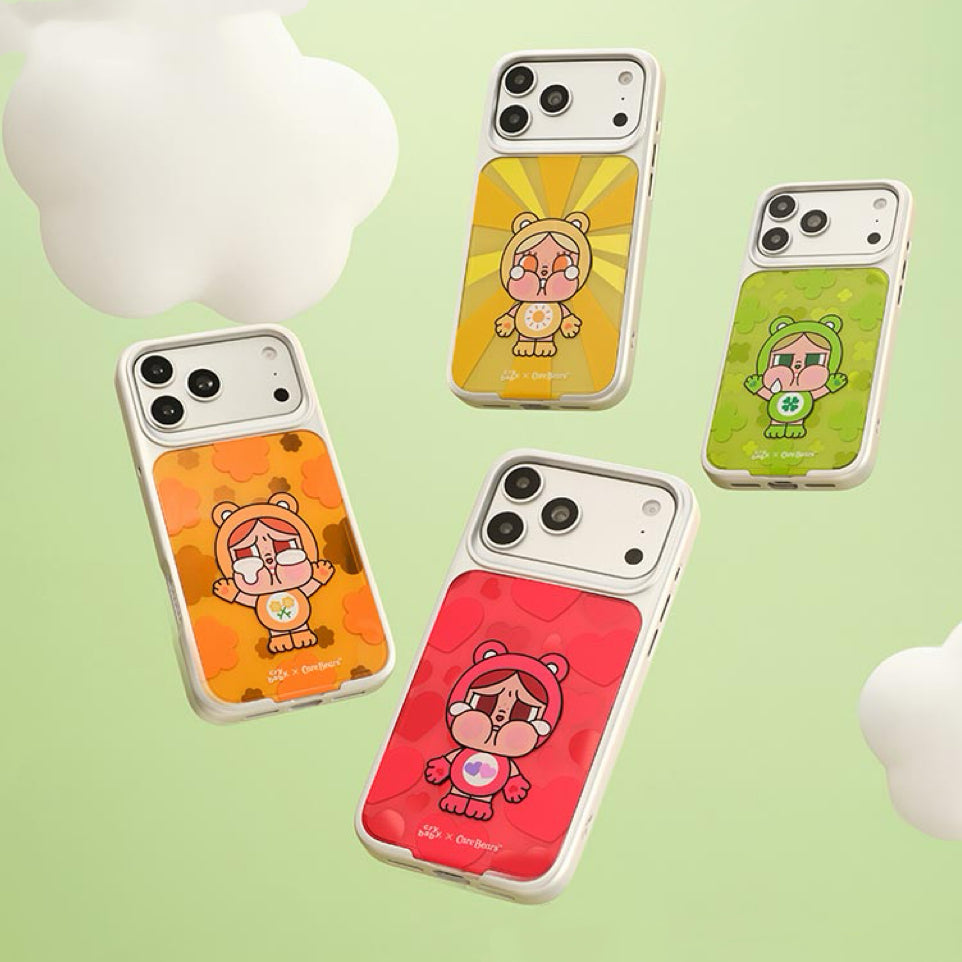 POP MART iphone 16 17 Pro Max Magnetic Phone Case Crybaby x Care Bears Series Replacement Piece Case Insert Blind Box