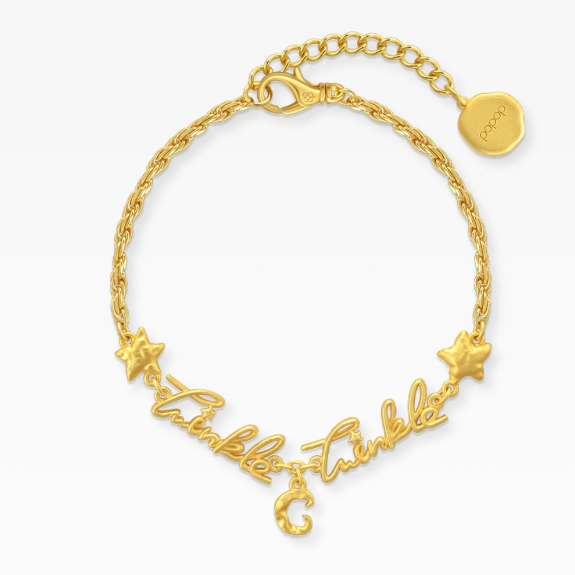 POPOP Jewelry Twinkle Twinkle Star Wheel Letter Series Bracelet Ring