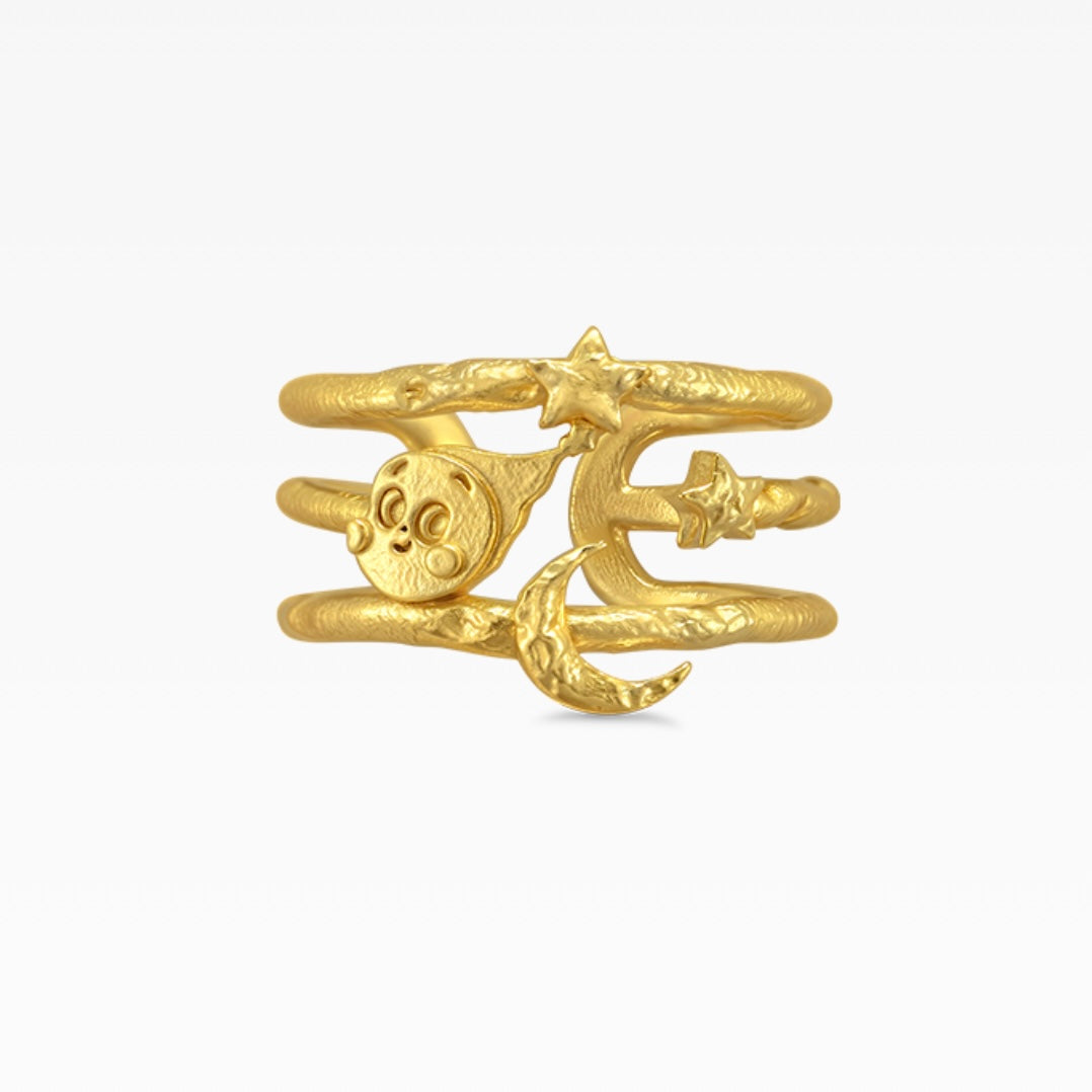 POPOP Jewelry Twinkle Twinkle Star Wheel Letter Series Bracelet Ring