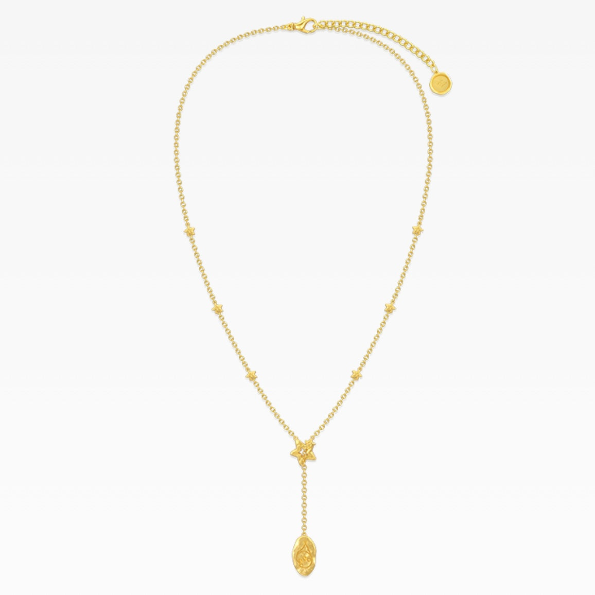 POPOP Jewelry Twinkle Twinkle 925 sterling silver gold-plated necklace
