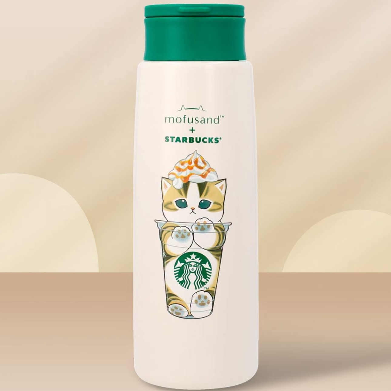 (Pre-Order) SB X Mofusand Singapore Exclusive Thermos Water Bottle Plush Pendant Keychain Blind Box Starbucks