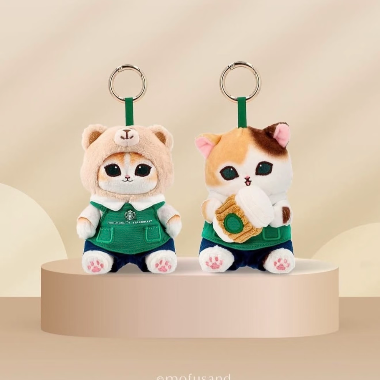 (Pre-Order) SB X Mofusand Singapore Exclusive Thermos Water Bottle Plush Pendant Keychain Blind Box Starbucks
