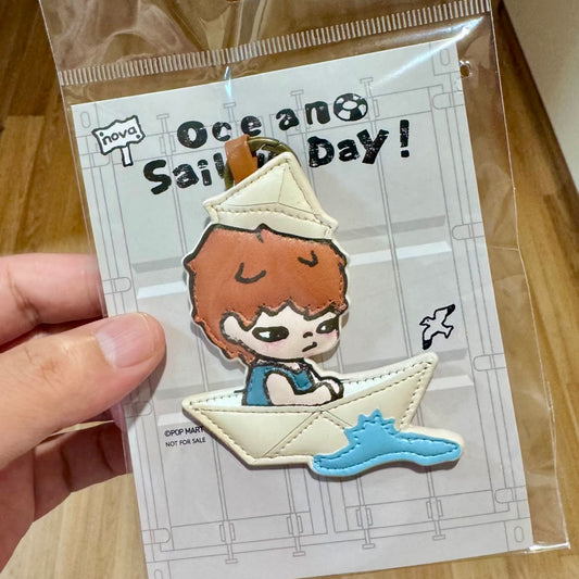 Hirono Huawei nova Collaboration Oceano Sailing Day Paper Boat Bag Charm, POP MART