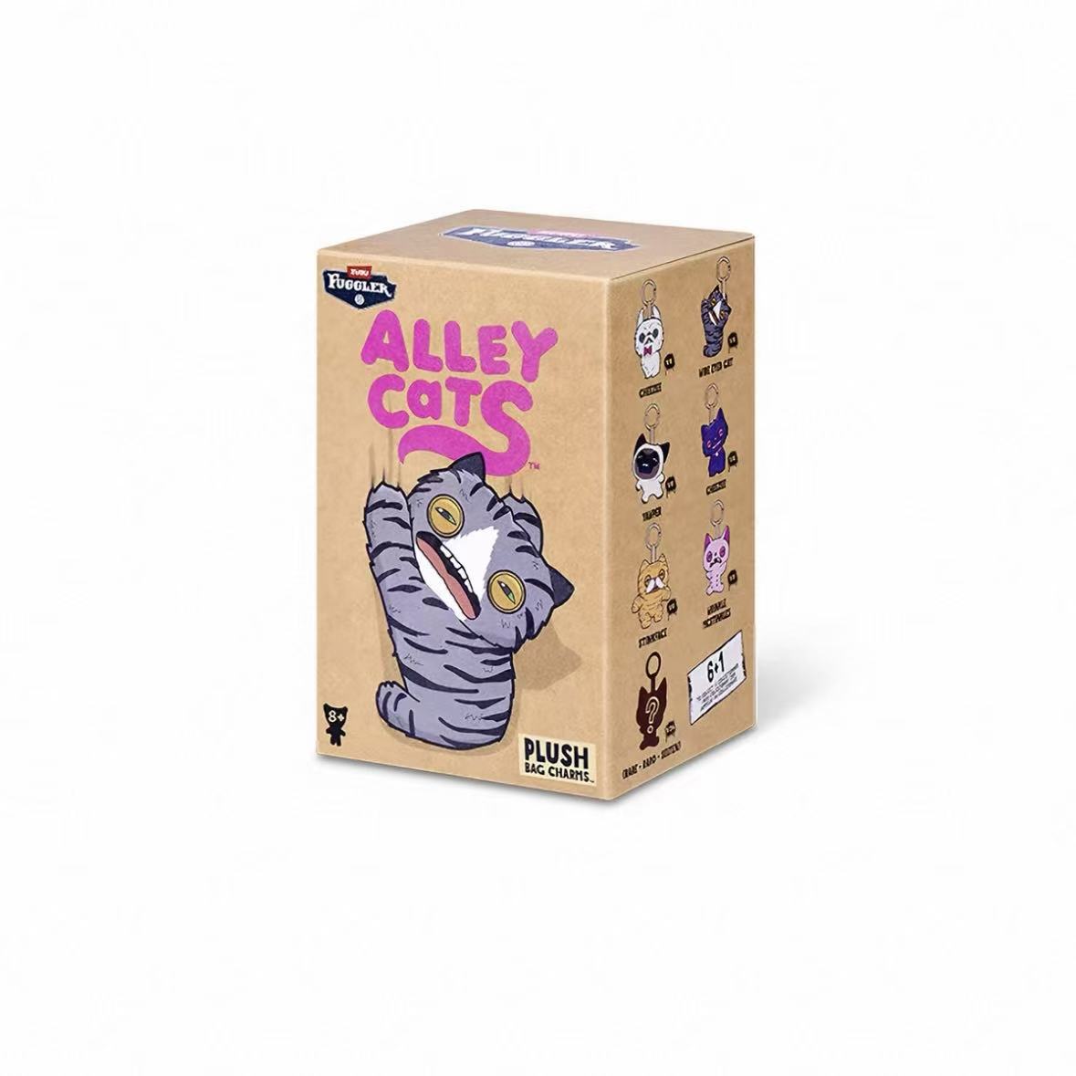 Fuggler x Care Bears Series, Baby Baddies, Baby Pinkles, Funny Ugly Monster Keypers V6 Series, Fugg Nuggets, Alley Cats Series Plush Pendant Blind Box