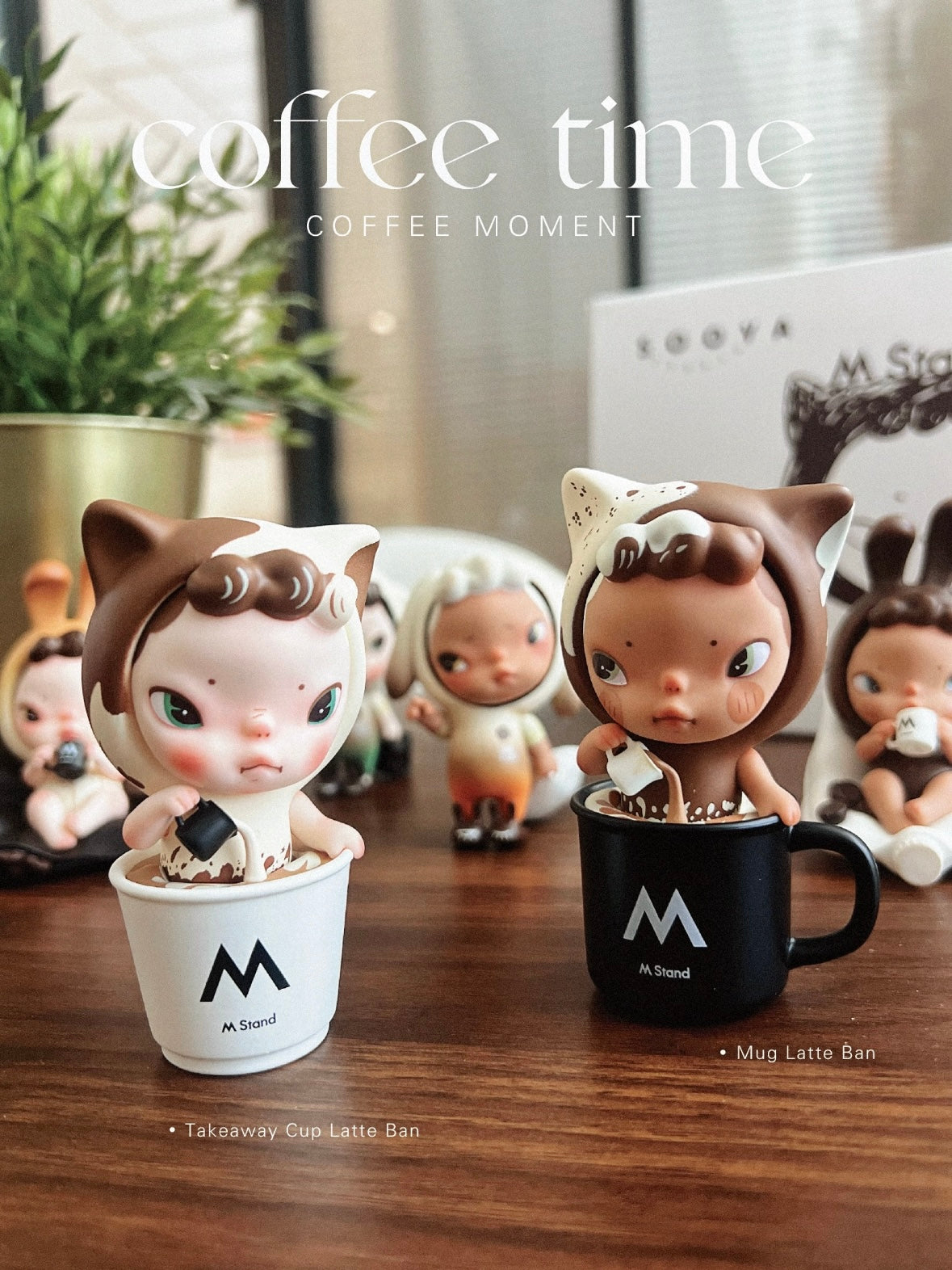 SOOYA x M Stand It's Coffee Time Series Blind Box Figures