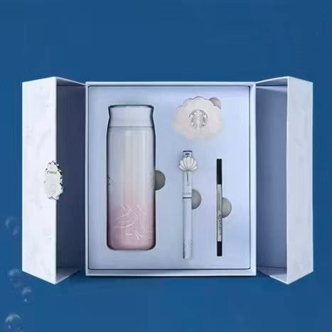Starbucks Undersea Encounter Mermaid Collection, Official Tumbler, Ceramic Mug & Water Bottle Full Set, Limited‑Edition Drinkware Gift