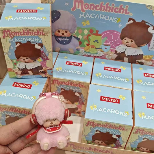 Monchhichi Macaron Mambo Series Plush Pendant Blind Box