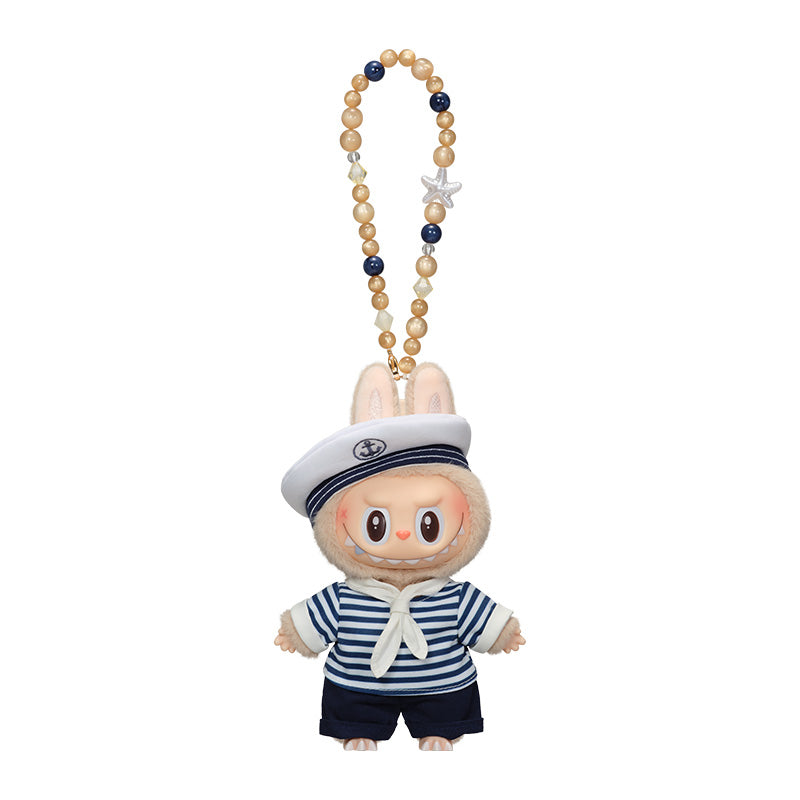 POP LAND THE MONSTERS De Vliegende Flying Labubu Series Mokoko Hanging Card Labubu Captain Sailor