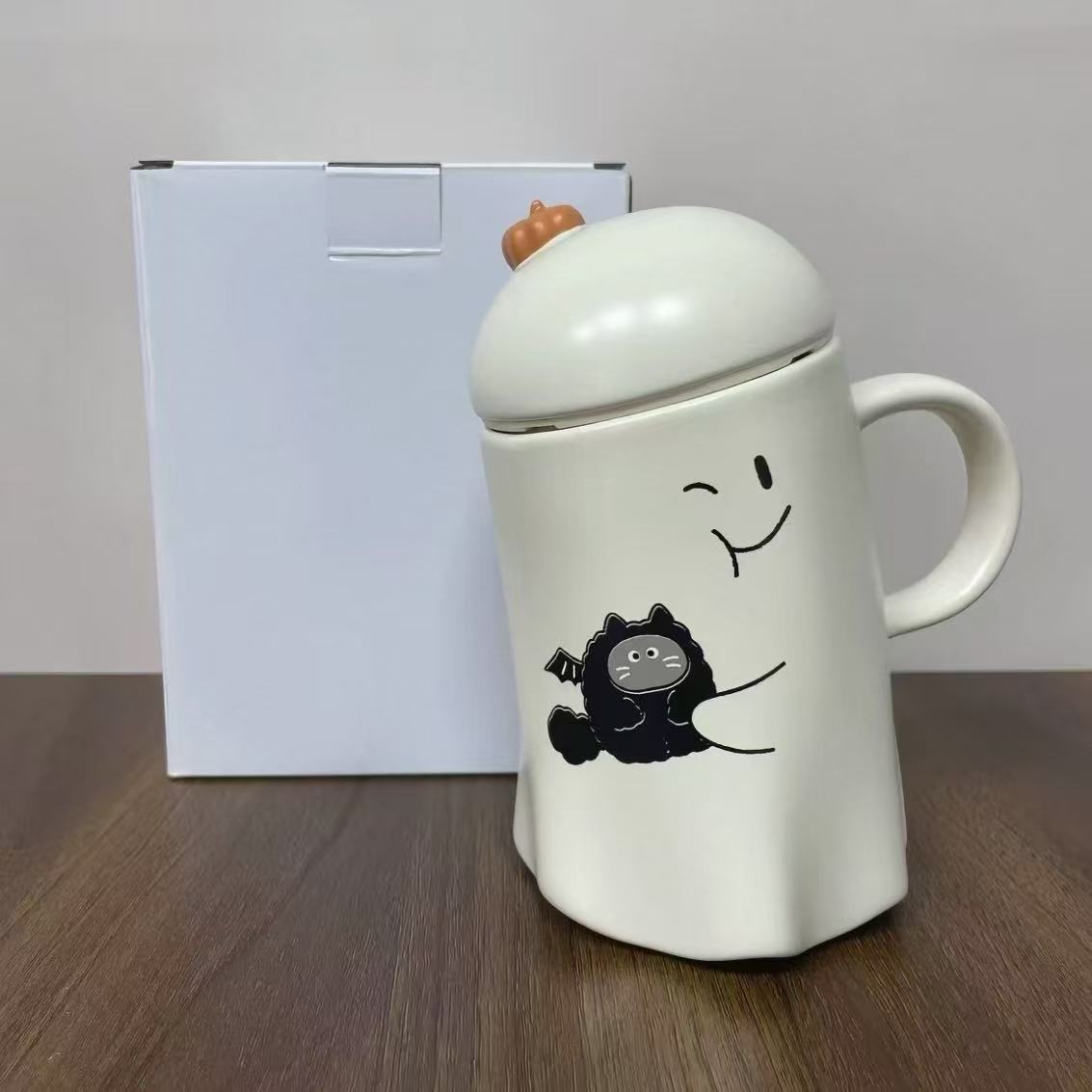Starbucks Halloween Series Stanley Stainless Steel Tumbler, Witch Cauldron Night Light, Insulated Coffee Cup, Cute Cat & Pumpkin Bear, Holiday Gift Set