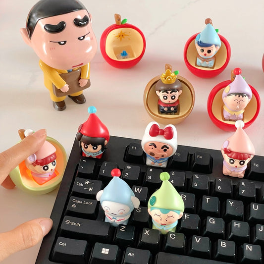 Crayon Shin-chan Dwarf Fairytale Series Bobblehead Figures Blind Box