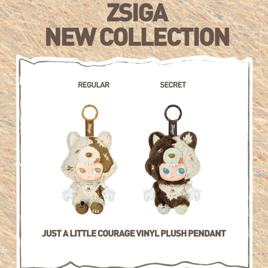 POP MART Zsiga Just A Little Courage Series Vinyl Plush Pendant Blind Box, Thailand Exclusive