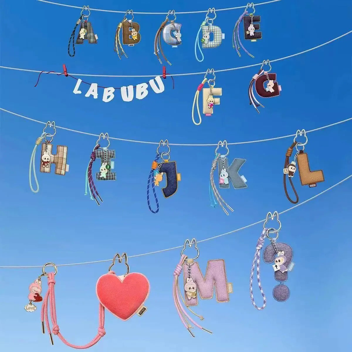 THE MONSTERS Pin for Love Series-Letter Pendant Blind Box