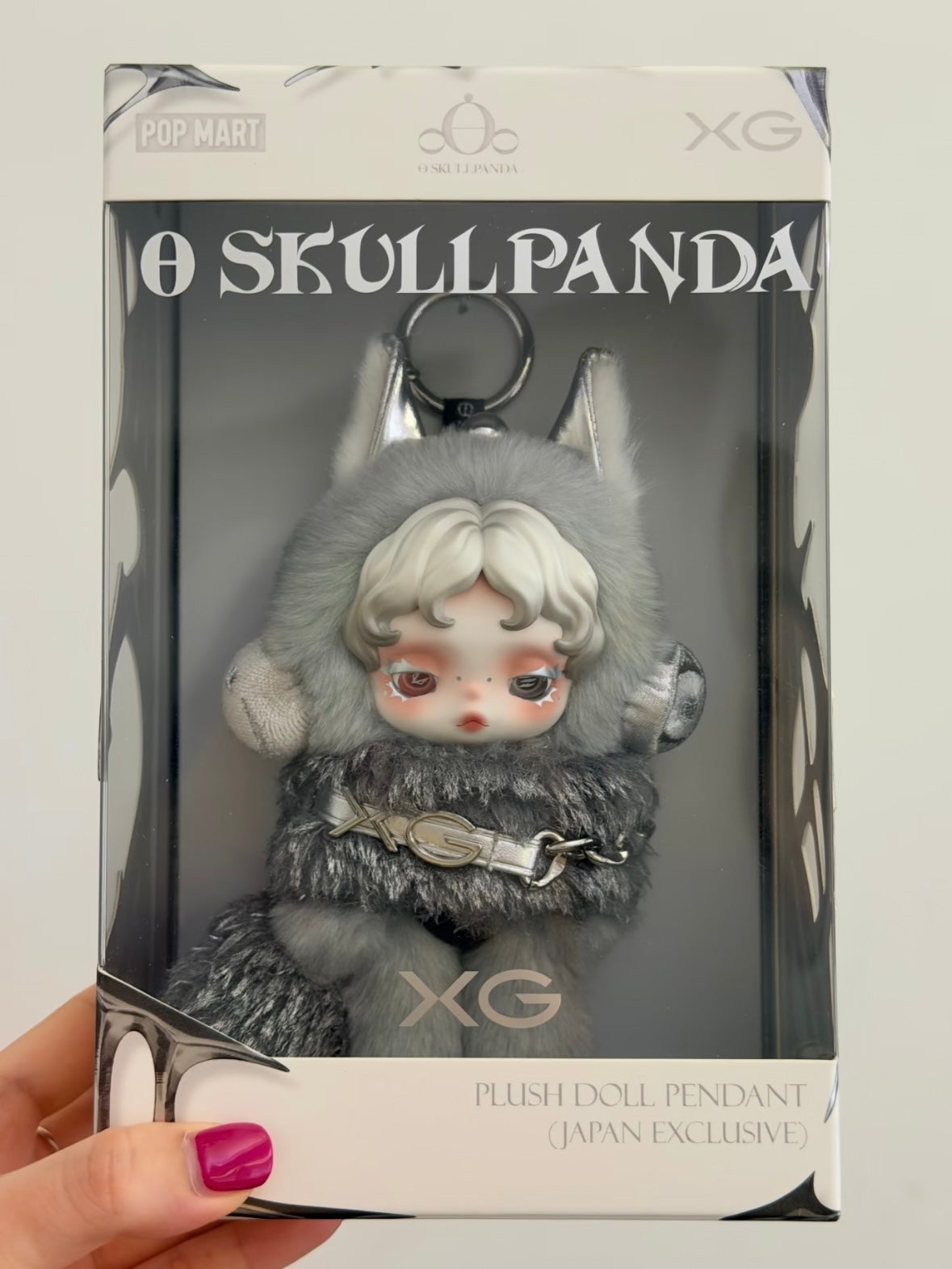 SKULLPANDA XG Plush Doll Pendant SP Japan Exclusive