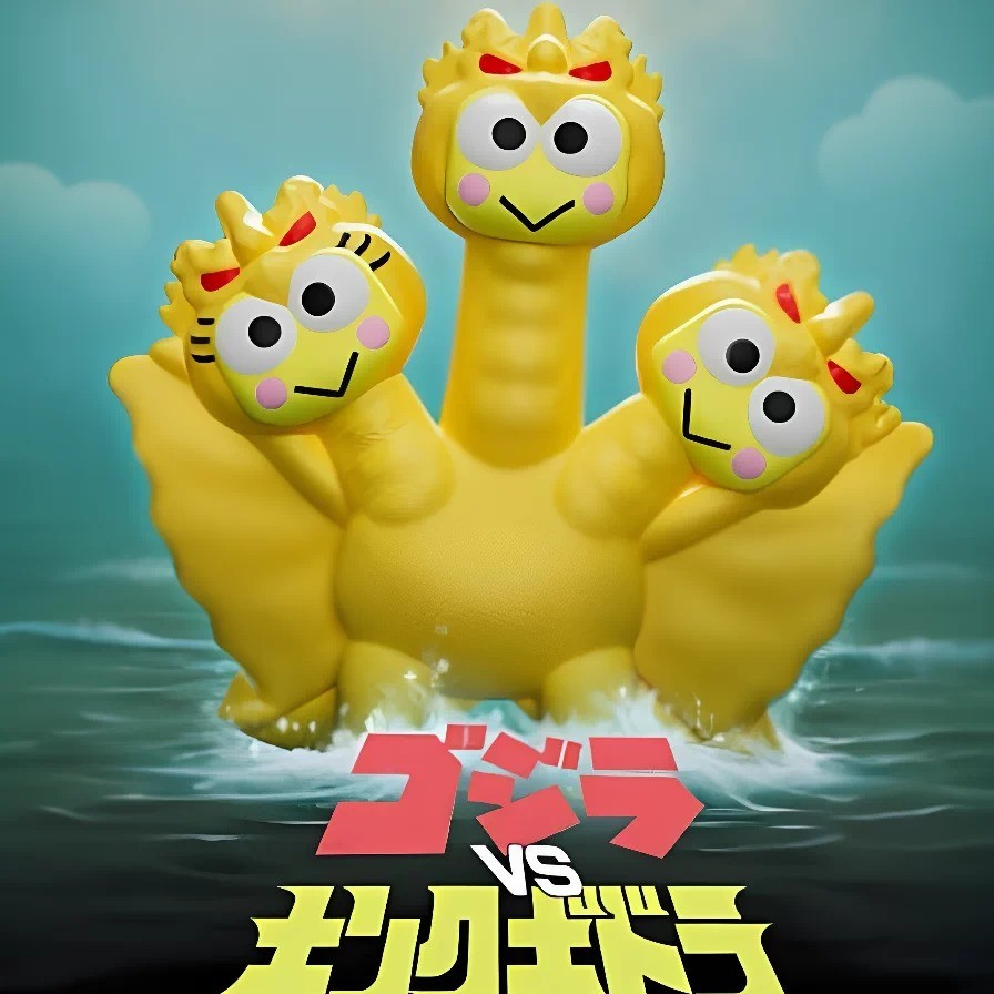 HK and Friends × Godzilla McDonald's Series Figure Collection