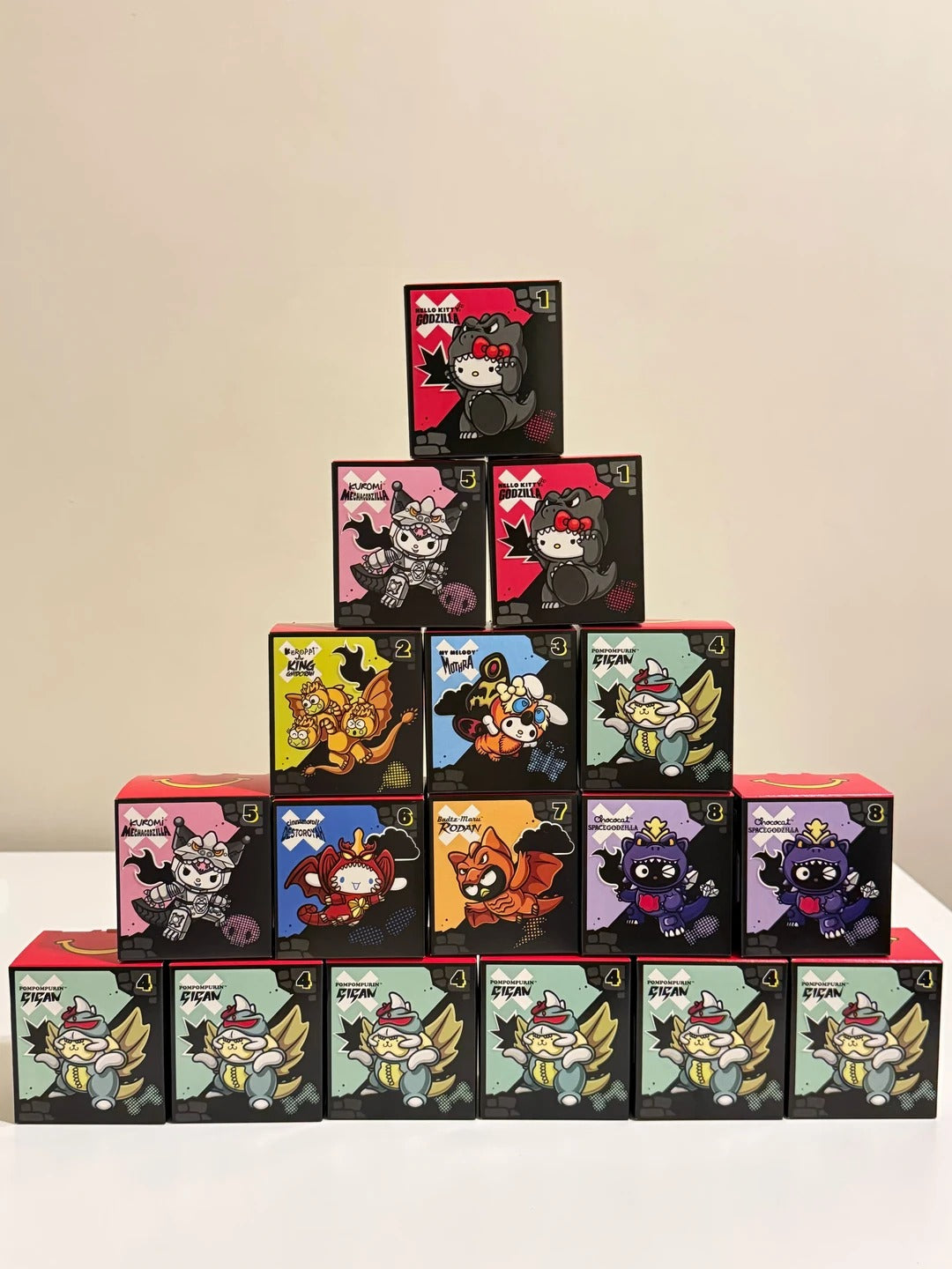 HK and Friends × Godzilla McDonald's Series Figure Collection