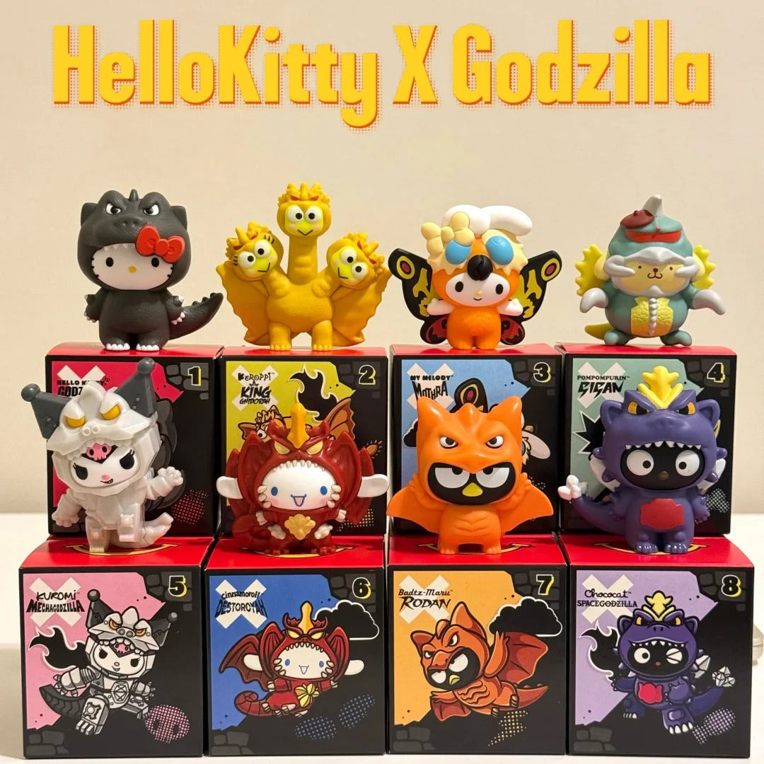 HK and Friends × Godzilla McDonald's Series Figure Collection