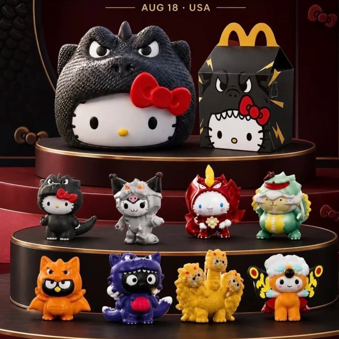HK and Friends × Godzilla McDonald's Series Figure Collection