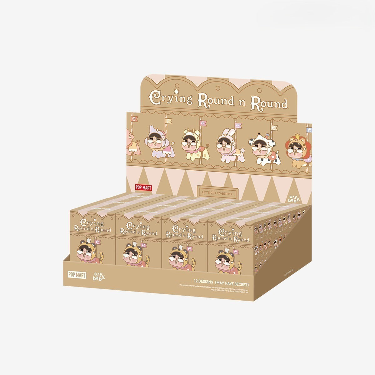 POP MART CRYBABY Crying Round n Round Series Figures Blind Box (PRE-ORDER)