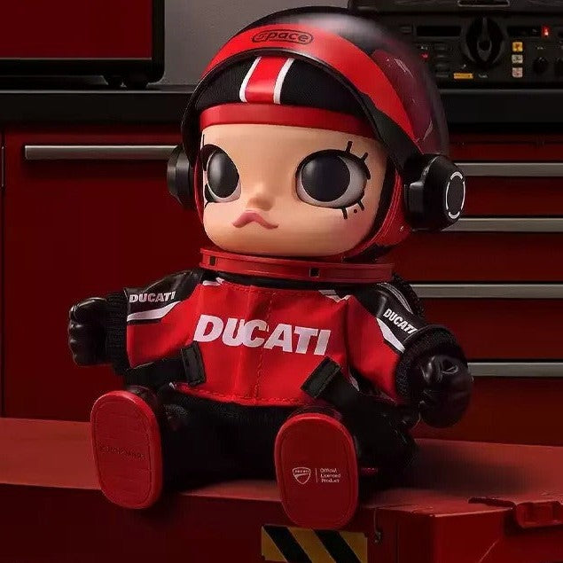 POP MART MEGA SPACE MOLLY × DUCATI Serie Vinyl Plush Pendant Hanging Card (PRE-ORDER)