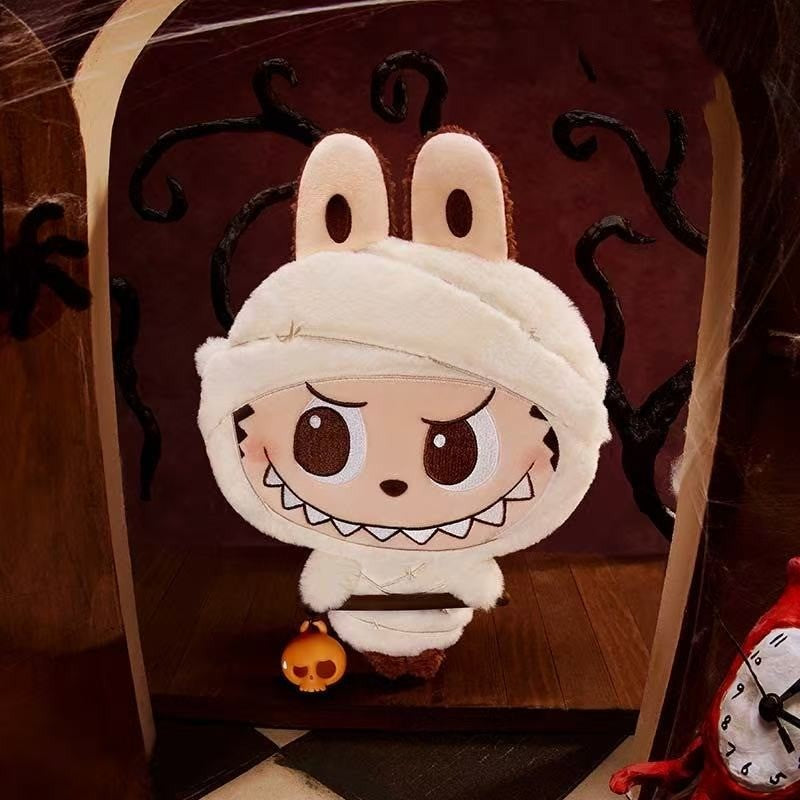 POP MART Too Cute To Haunt Series LABUBU Big Head Plush Bag