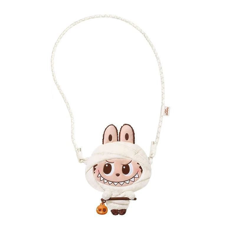 POP MART Too Cute To Haunt Series LABUBU Big Head Plush Bag