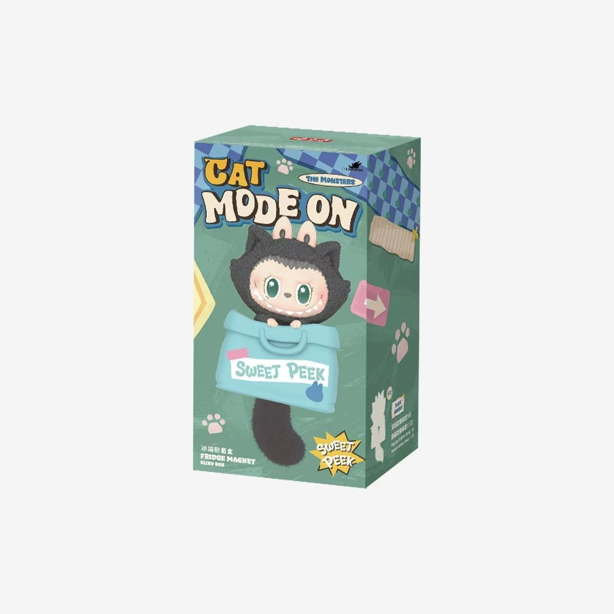 POP MART THE MONSTERS CAT MODE ON SERIES - Fridge Magnet Blind Box