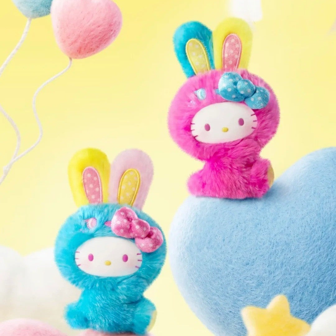 SANRI0 HK Rainbow Bunny Series Plush Pendant Blind Box