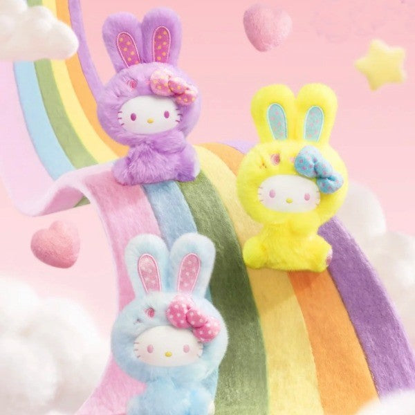 SANRI0 HK Rainbow Bunny Series Plush Pendant Blind Box
