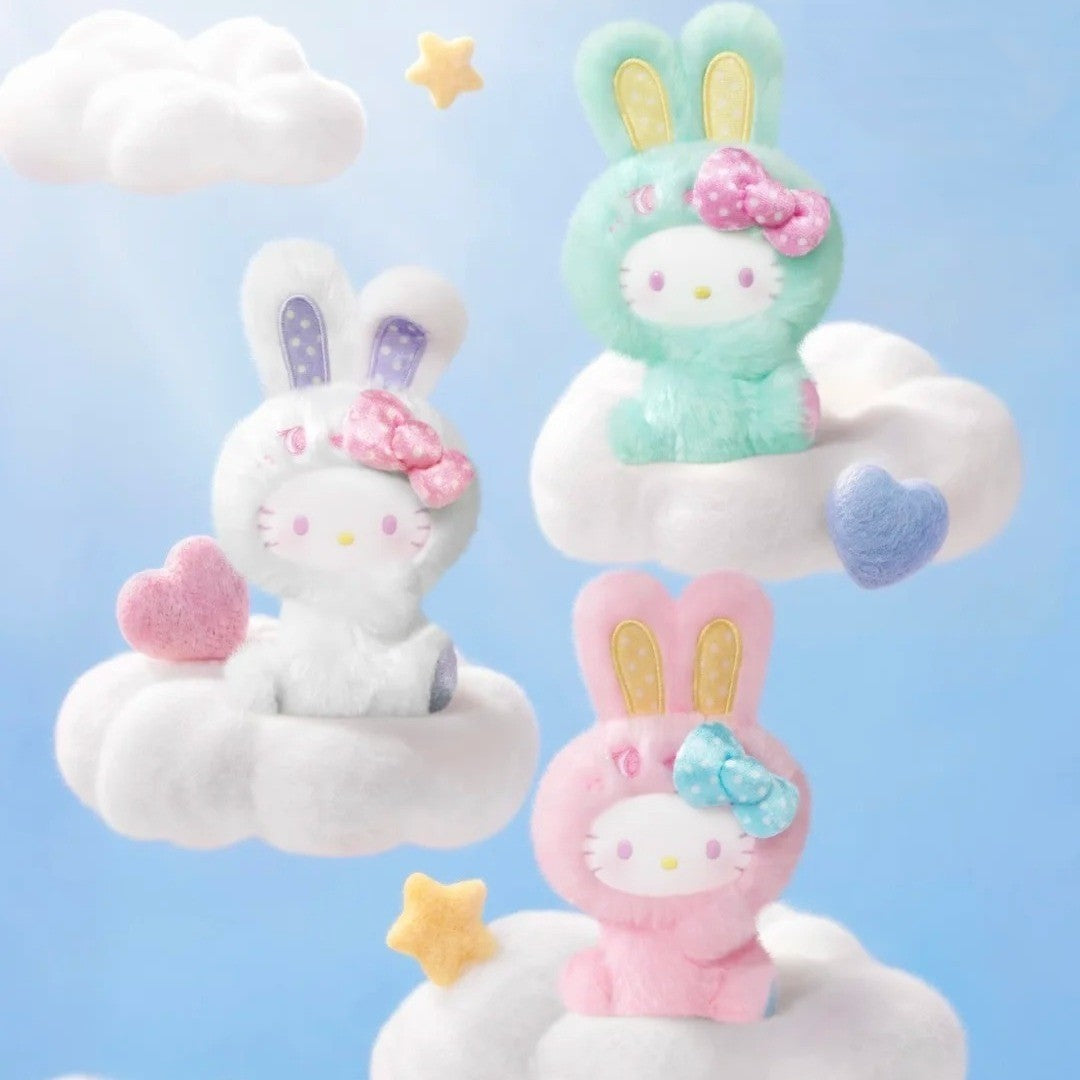 SANRI0 HK Rainbow Bunny Series Plush Pendant Blind Box
