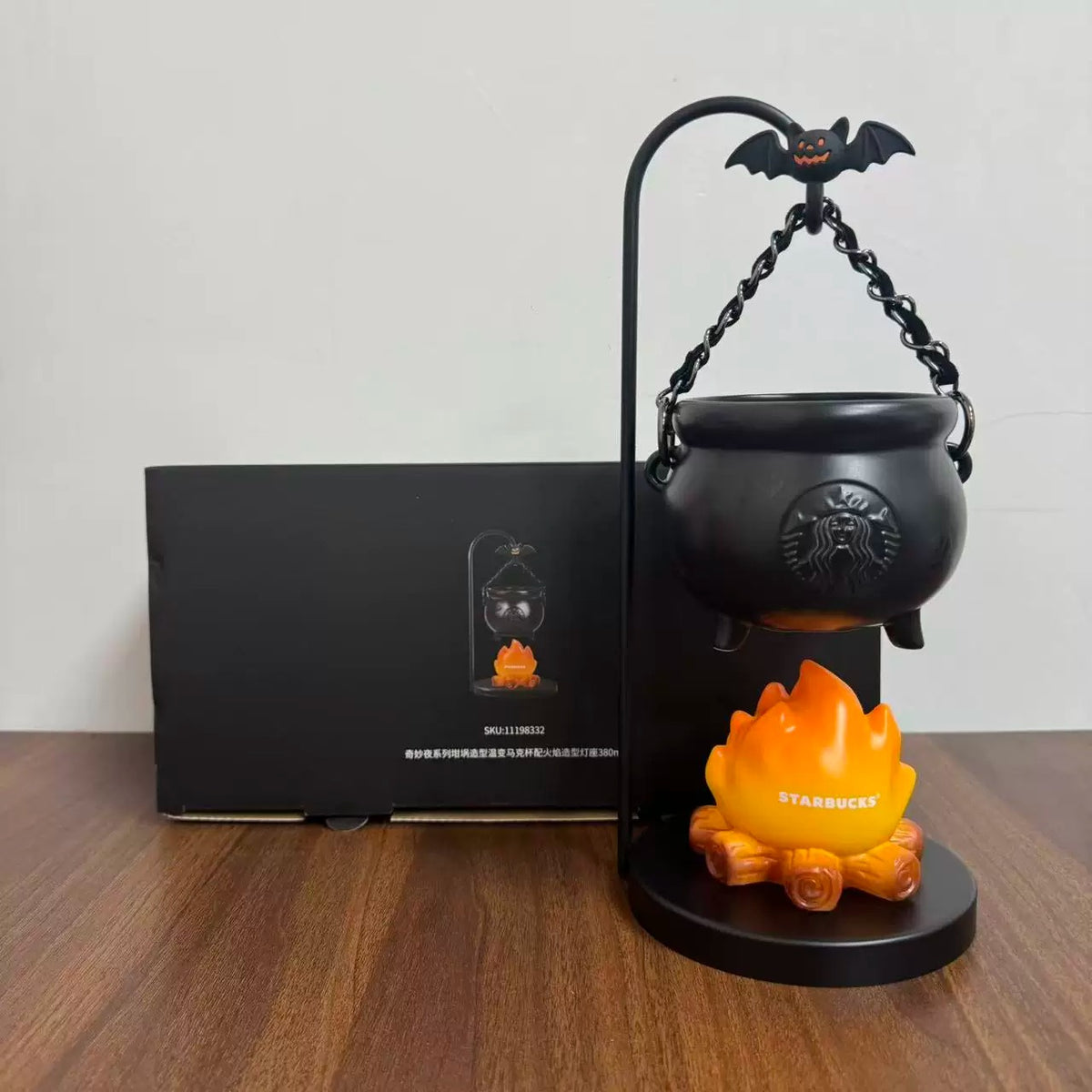 Starbucks Halloween Series Stanley Stainless Steel Tumbler, Witch Cauldron Night Light, Insulated Coffee Cup, Cute Cat & Pumpkin Bear, Holiday Gift Set