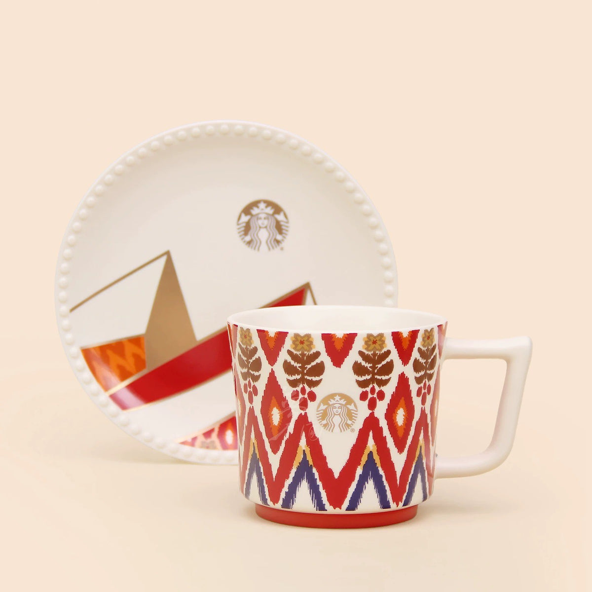 Starbucks Limited Xinjiang Collection Water Bottle, Bearista Plush Doll, Bear-Shaped Glass Straw Cup, Ethnic Pattern Ceramic Mug & Insulated Tumbler, Fridge Magnet & Keychain, Chinese Regional Exclusive Gift Set