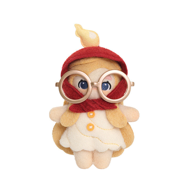 POP MART CHAKA Stitch by Stitch Series Granny's Glasses Plush Peandant (PRE-ORDER)