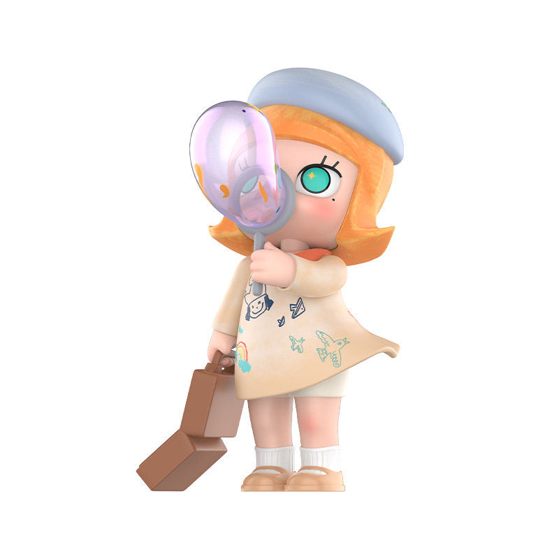 MOLLY Chasing Bubble Dream Figurine Limited Designer hanging card