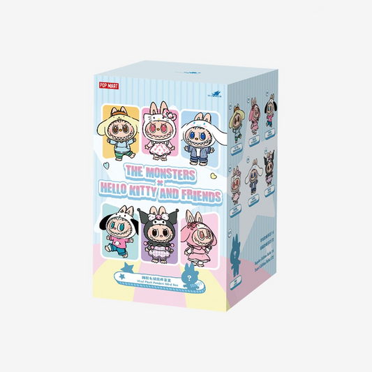 POP MART LABUBU THE MONSTERS x Sanrio Hello Kitty and Friends Series-Vinyl Plush Pendant Blind Box