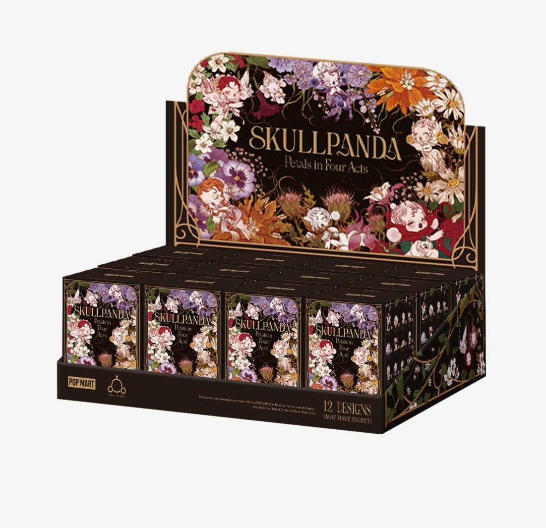 POP MART SKULLPANDA Petals in Four Acts Series Figures