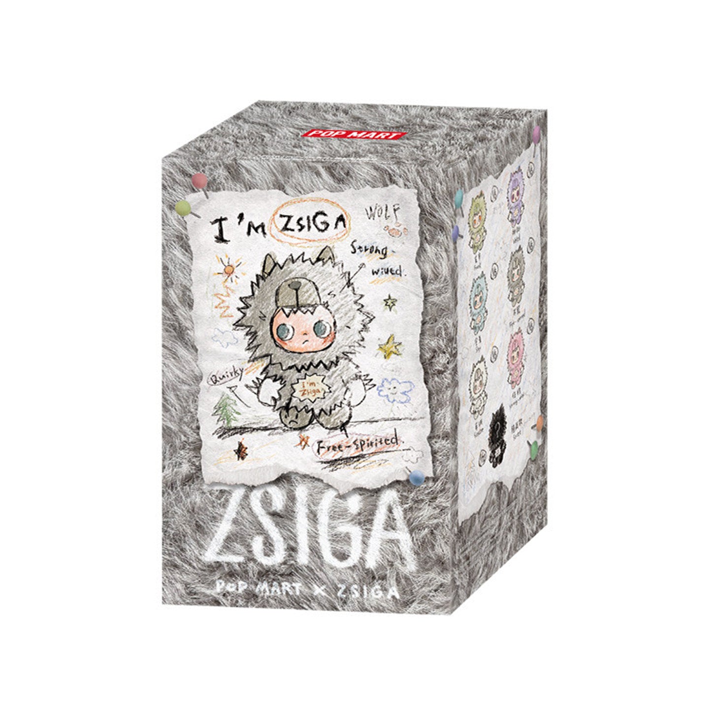 POP MART ZSIGA I'm Zsiga Series-Vinyl Plush Pendant Blind Box
