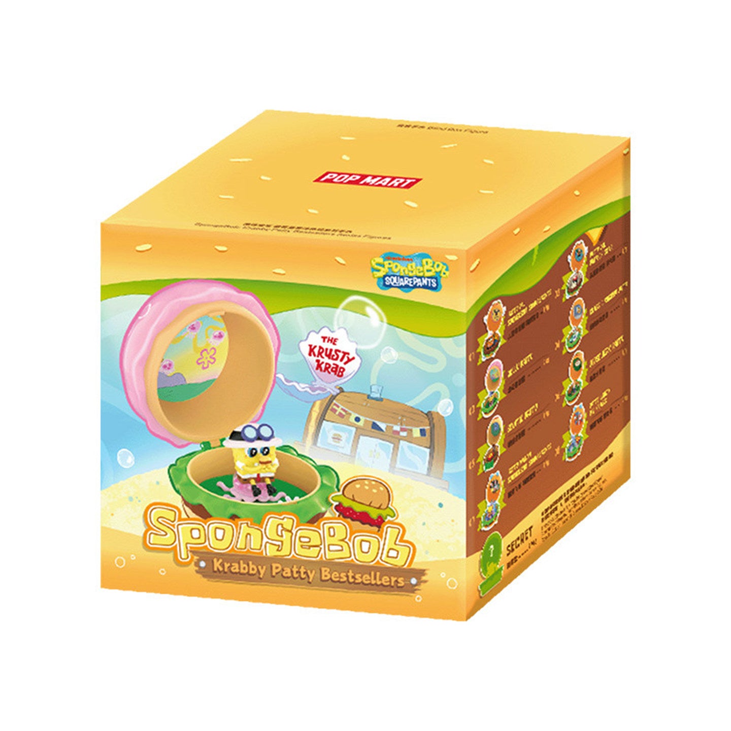 POPMART SpongeBob Krabby Patty Hot Sale Series Blind Box