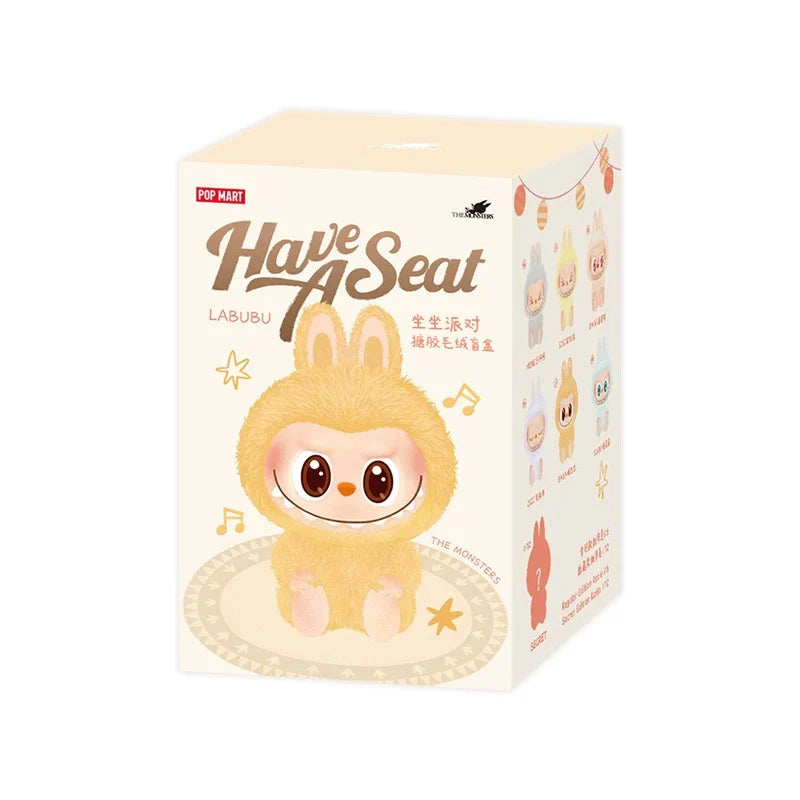 Figuras de PVC de la serie "Los Monstruos" Macaron V2 "Tomen asiento" 